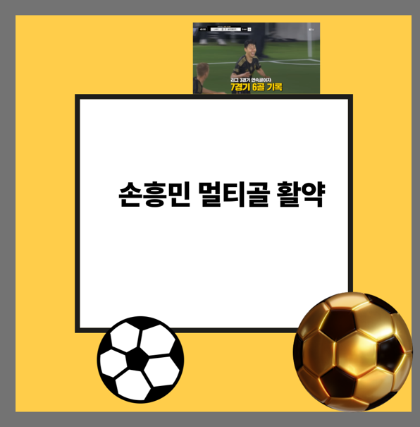 손흥민 멀티골 활약