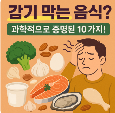 ‘환절기 감기 NO!’ 면역력 높이는 음식 이렇게 챙기세요 (과학적 근거 포함)